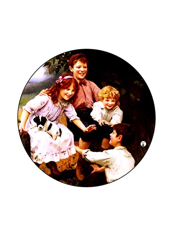 BP Vintage Art Printed Mouse Pad Multicolour