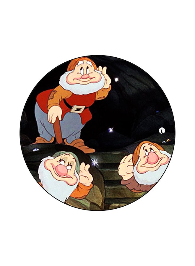 بي بي لوحة ماوس بطبعة الأقزام السبعة من ديزني متعدد الألوان