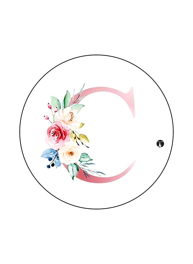 BP The Letter C Printed Mouse Pad Multicolour