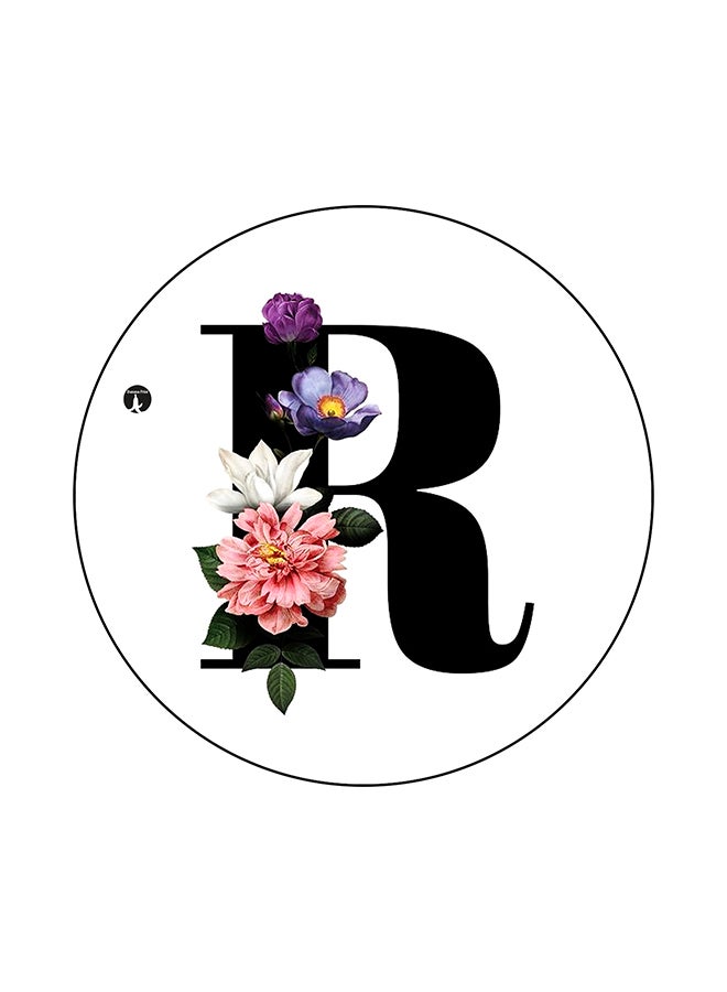 BP The Letter R Printed Mouse Pad Multicolour