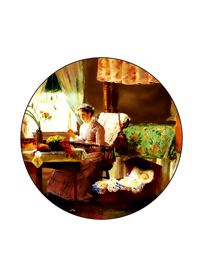BP Vintage Art Printed Mouse Pad Multicolour