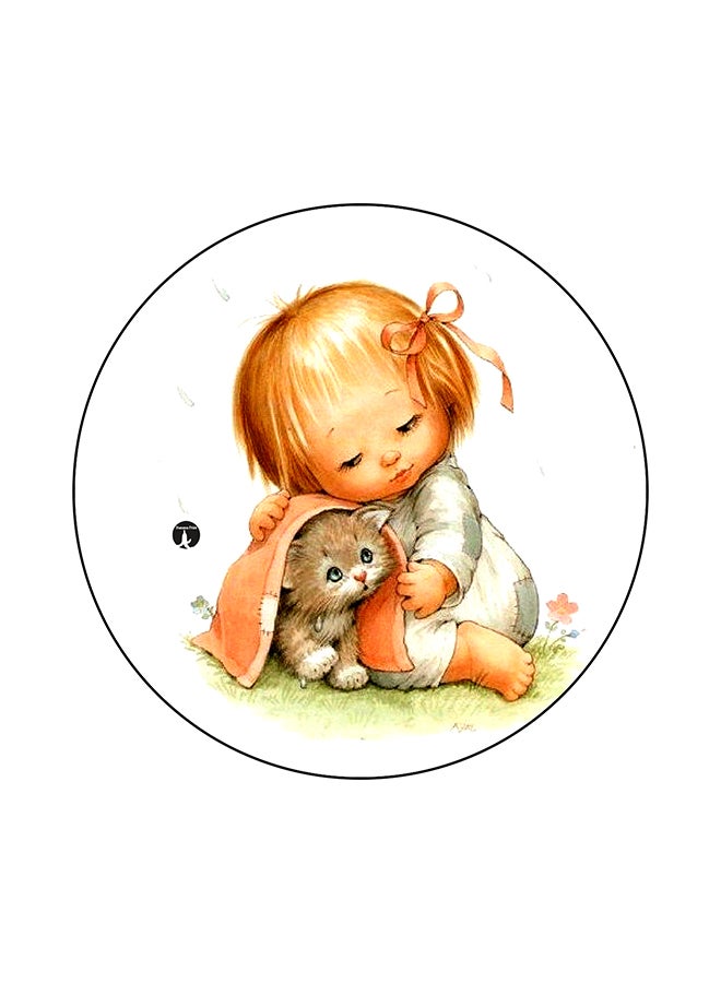 BP Vintage Art Printed Mouse Pad Multicolour