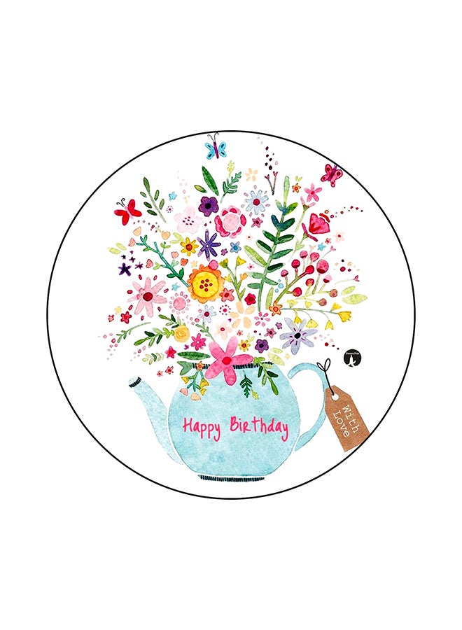 BP Flowers Printed Mouse Pad Multicolour