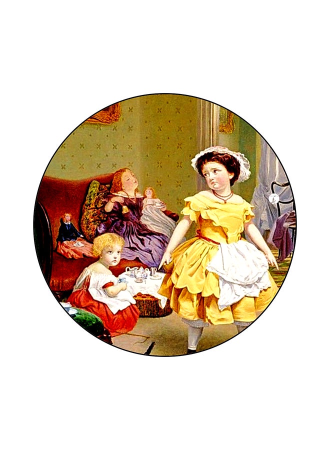 BP Vintage Art Printed Mouse Pad Multicolour