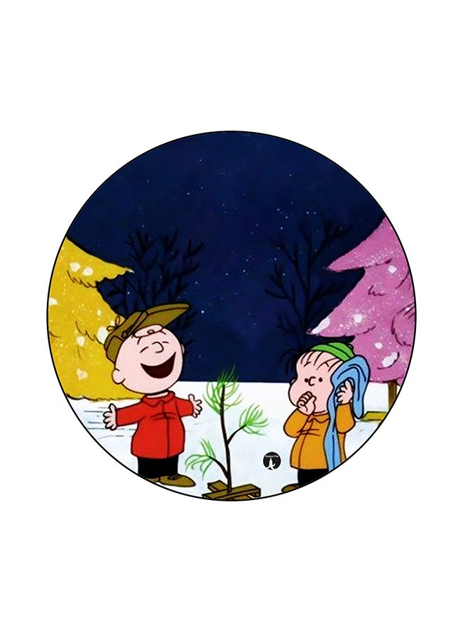 لوح ماوس بطبعة شخصية سنوبي متعدد الألوان