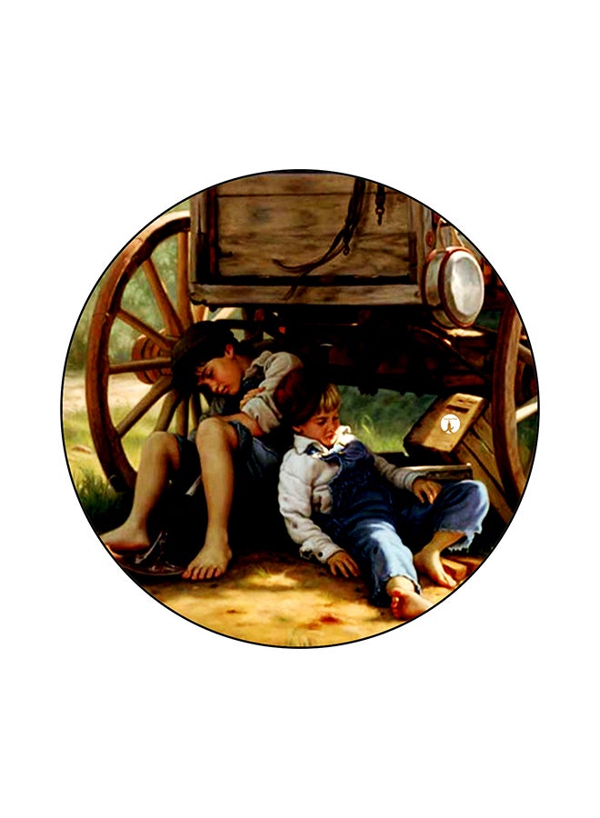 BP Vintage Art Printed Mouse Pad Multicolour