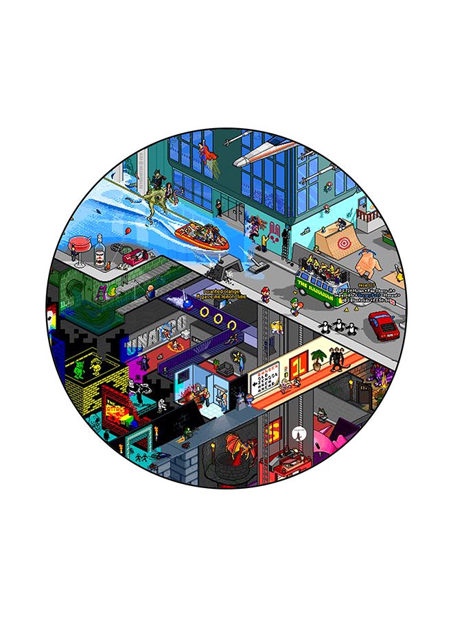 بي بي لوحة ماوس مطبوع عليها ألعاب فيديو متعدد الألوان