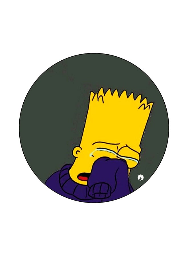 BP The Simpsons Printed Mouse Pad Grey/Yellow/Blue