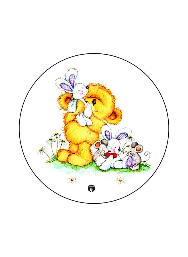 بي بي لوح ماوس بطبعة دب متعدد الألوان