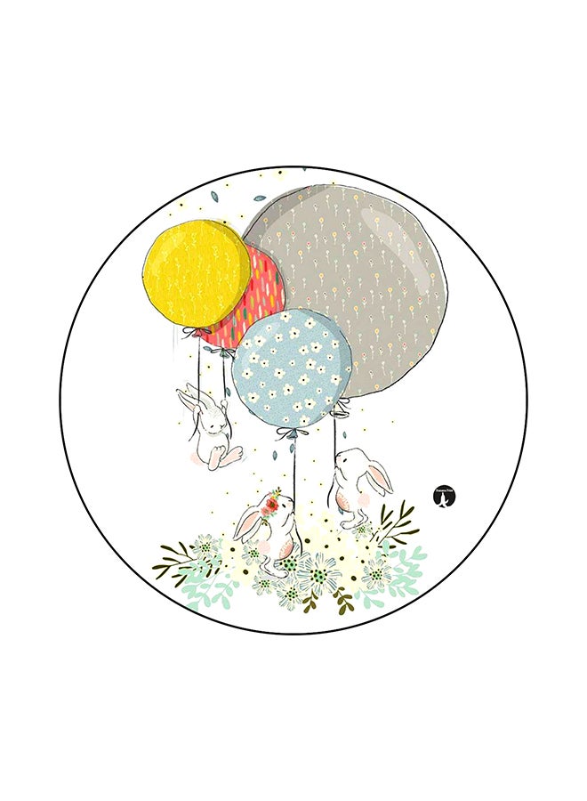 بي بي لوح ماوس بطبعة أرانب متعدد الألوان