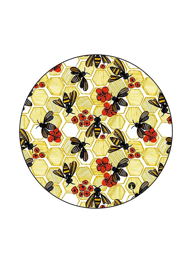 بي بي لوحة ماوس برسمة زهور متعدد الألوان