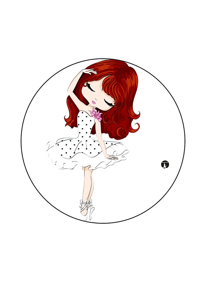 BP A Girl Printed Mouse Pad Multicolour