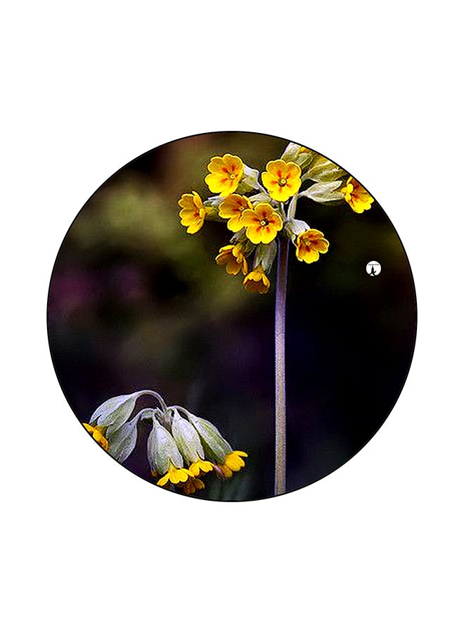 Flowers Printed Mouse Pad Multicolour