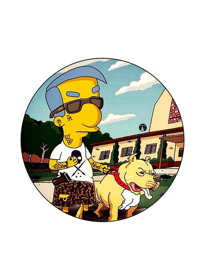 BP The Simpsons Printed Mouse Pad Multicolour