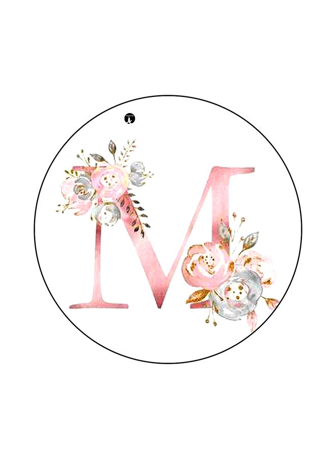 BP The Letter M Mouse Pad White