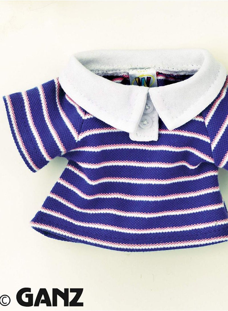 Webkinz Striped Polo T-Shirt For Plush Animal  - Image 2