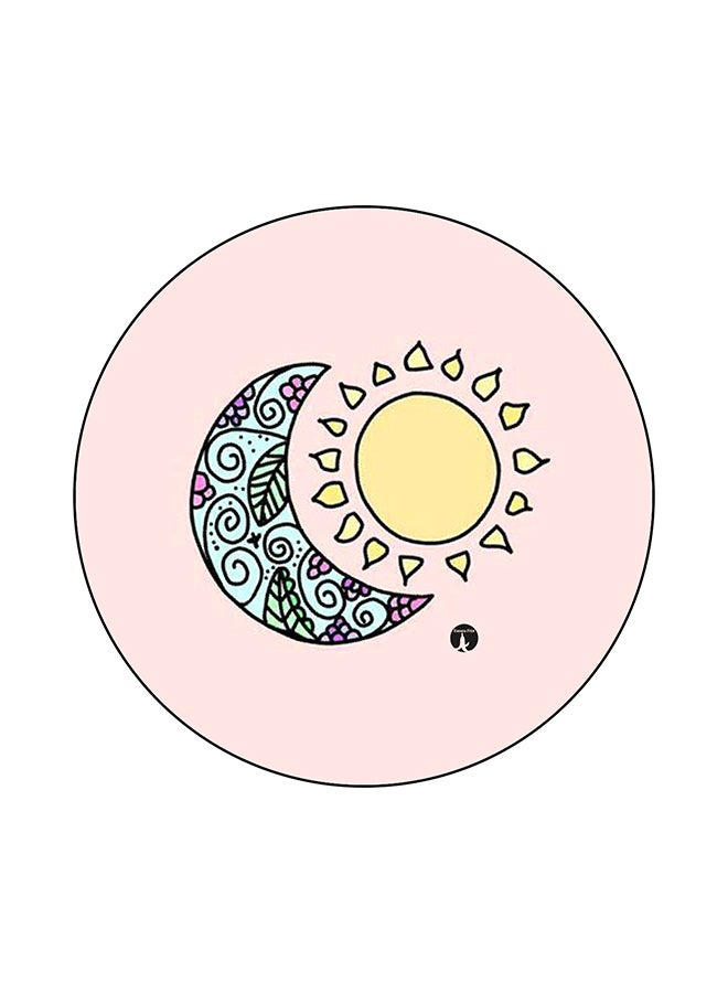BP The Sun And The Moon Printed Mouse Pad multicolour