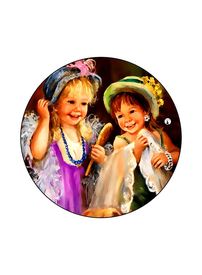 BP Vintage Art Printed Mouse Pad Multicolour