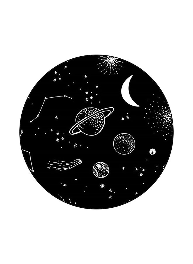 BP Space Printed Mouse Pad White/Black