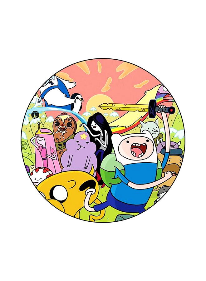 لوحة ماوس بنمط مستوحى من مسلسل الرسوم المتحركة "Adventure Time" متعدد الألوان
