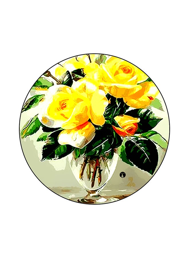 بي بي لوحة ماوس مزينة بنقشة الزهور متعدد الألوان