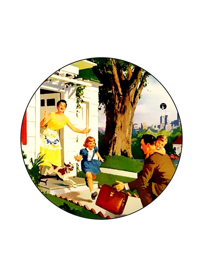 Vintage Art Mouse Pad Multicolour