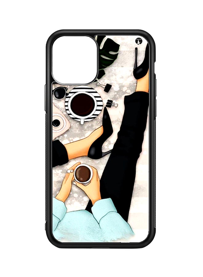BP Protective Case Cover For iPhone 11 A Girl (Black Bumper)