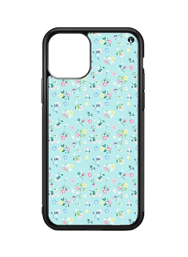 BP Protective Case Cover For iPhone 11 Flowers (Black Bumper)