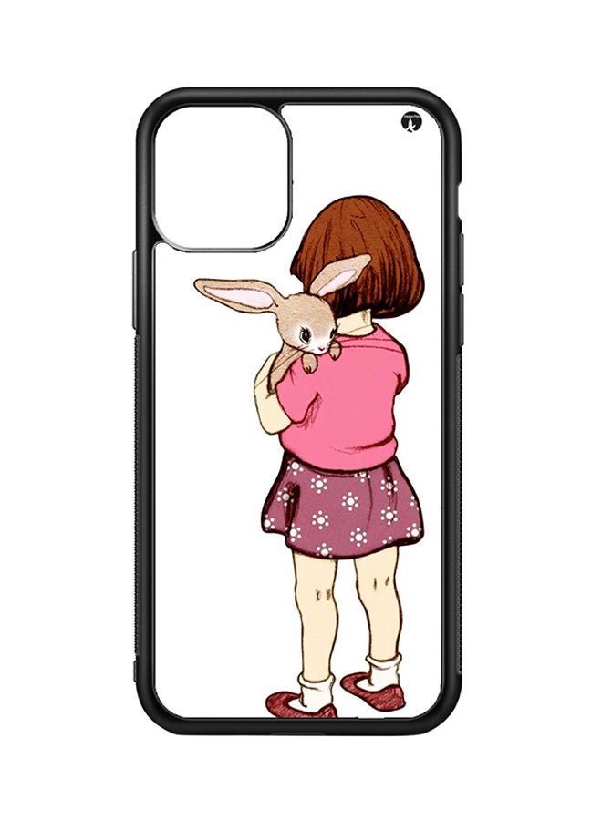 BP Protective Case Cover For Apple iPhone 11 A Girl (Black Bumper)