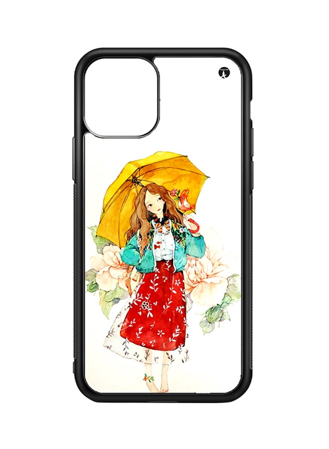 BP Protective Case Cover For Apple iPhone 11 A Girl (Black Bumper)
