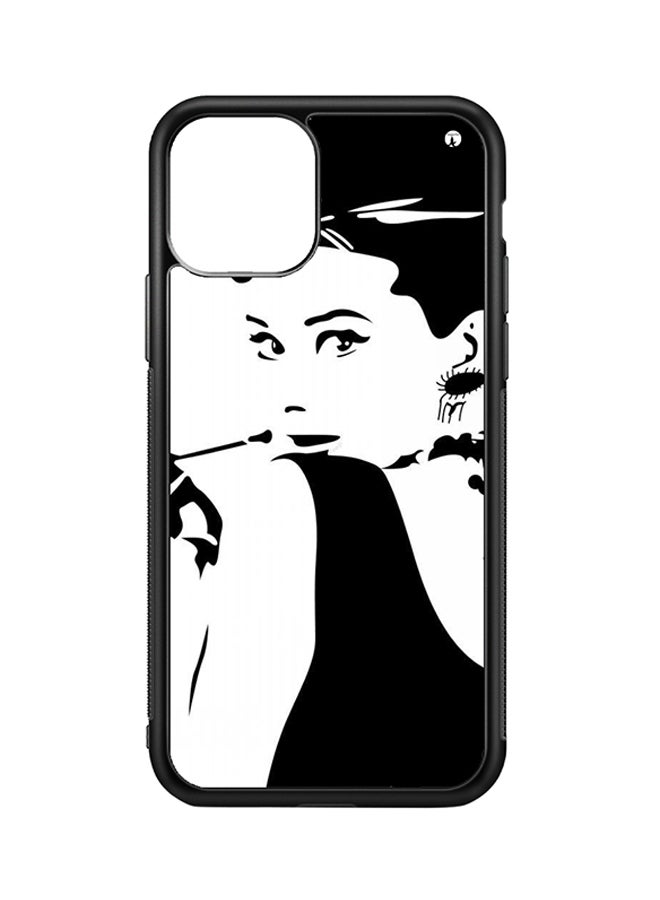 BP Protective Case Cover For iPhone 11 Audrey Hepburn (Black Bumper)