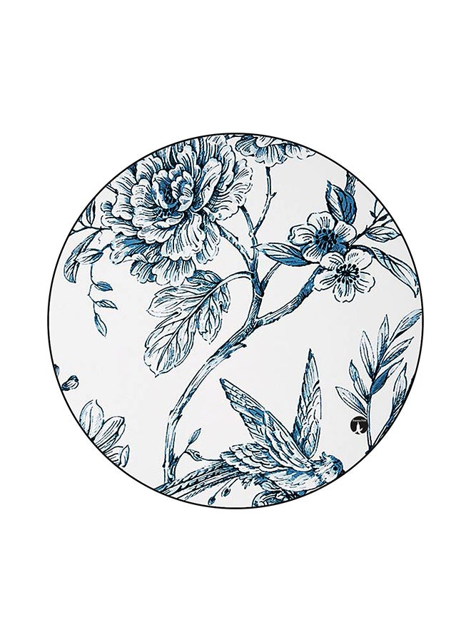 BP A Flower Printed Mouse Pad White/Green