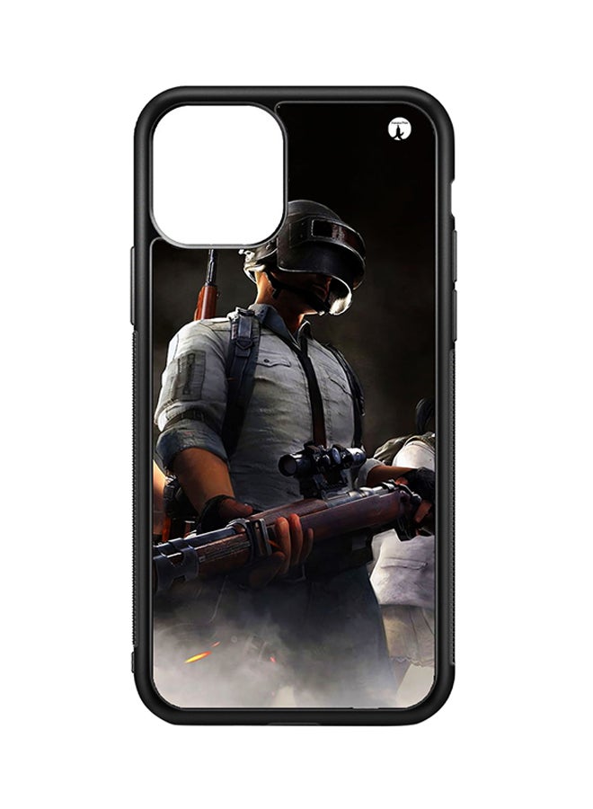 Protective Case Cover For Apple iPhone 11 Pubg (Black Bumper)