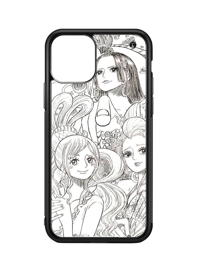 Protective Case Cover For Apple iPhone 11 The Anime One Piece (Black Bumper)