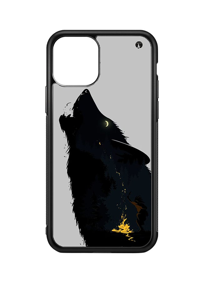 BP Protective Case Cover For Apple iPhone 11 A Wolf (Black Bumper)