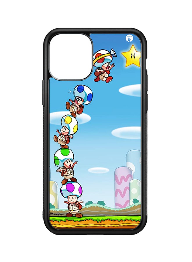 BP Protective Case Cover For Apple iPhone 11 The Video Game Super Mario (Black Bumper)