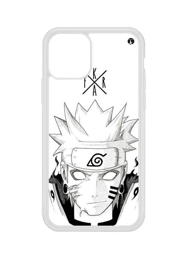 غطاء حماية واق لهاتف أبل آيفون 11 أسود/ أبيض