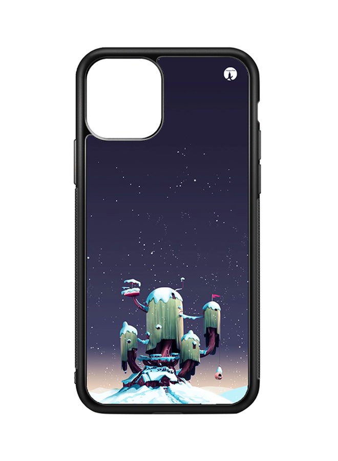 Protective Case Cover For Apple iPhone 11 Pro Max Adventure Time (Black Bumper)