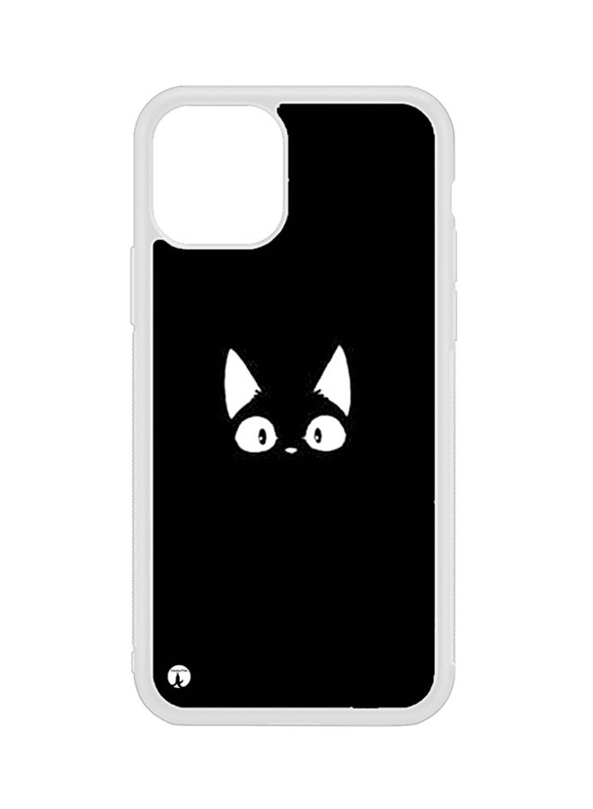 غطاء حماية واق لهاتف أبل آيفون 11 أسود/ أبيض