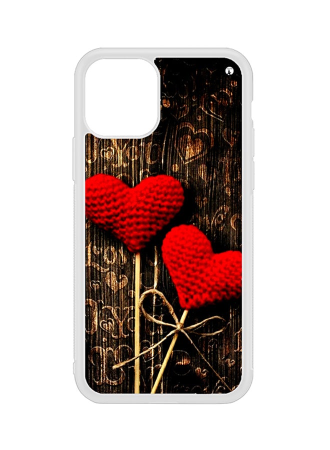 غطاء حماية واق لهاتف أبل آيفون 11 بني/أحمر