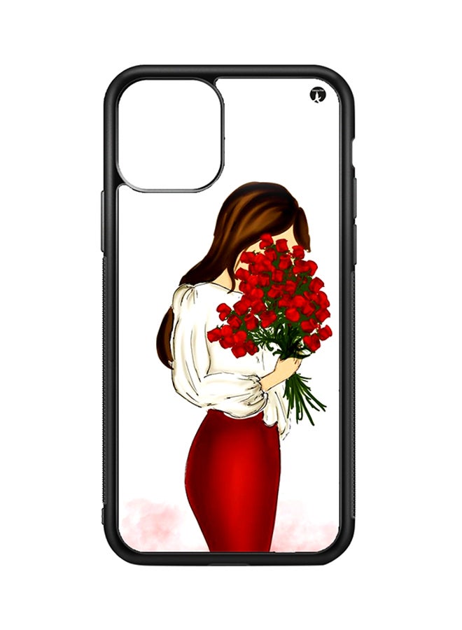 BP Protective Case Cover For Apple iPhone 11 Pro Max A Girl (Black Bumper)