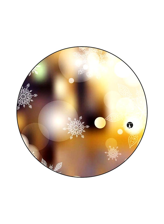 BP Snow Flakes Printed Mouse Pad Multicolour