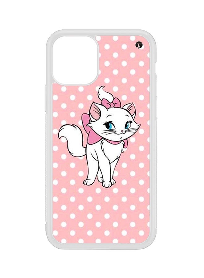 بي بي غطاء حماية واق لهاتف أبل آيفون 11 وردي/أبيض