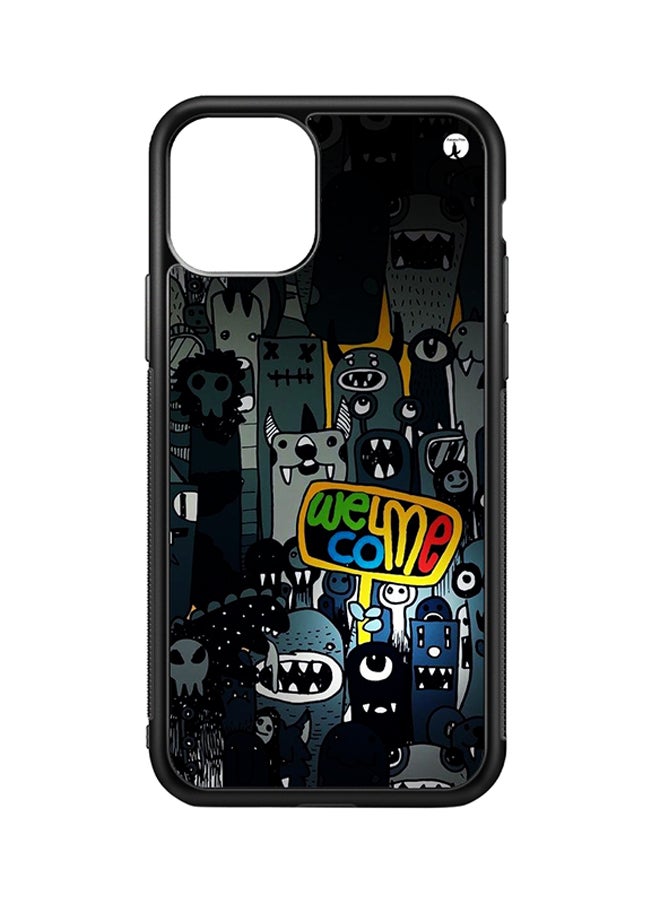 BP Protective Case Cover For Apple iPhone 11 Pro Max Monsters (Black Bumper)
