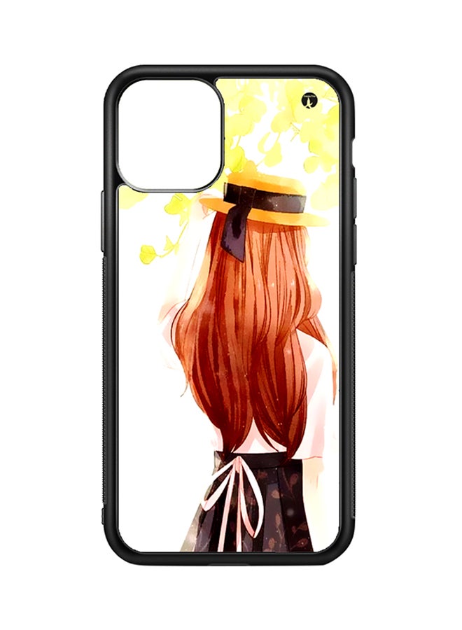 BP Protective Case Cover For Apple iPhone 11 Pro Max A Girl (Black Bumper)