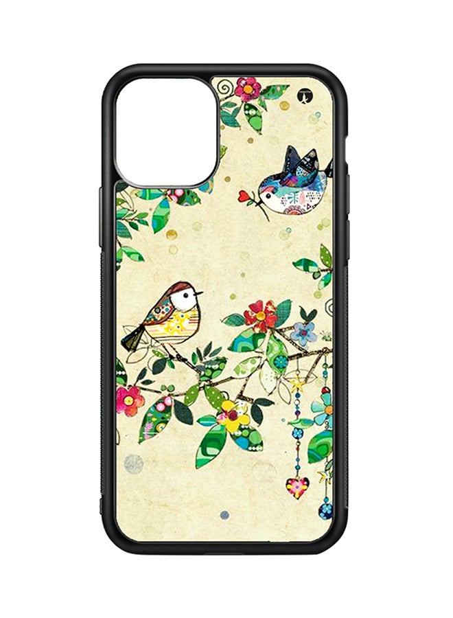 BP Protective Case Cover For Apple iPhone 11 Pro Max A Bird (Black Bumper)