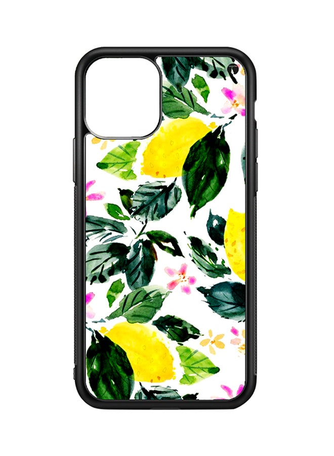 BP Protective Case Cover For Apple iPhone 11 Pro Max Leafs (Black Bumper)
