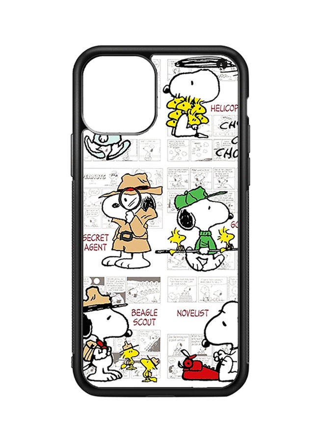 BP Protective Case Cover For Apple iPhone 11 Pro Max Snoopy (Black Bumper)