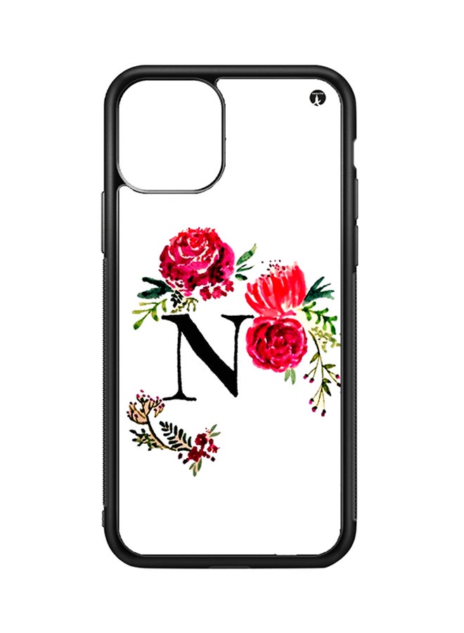 BP Protective Case Cover For Apple iPhone 11 Pro Max The Letter N (Black Bumper)