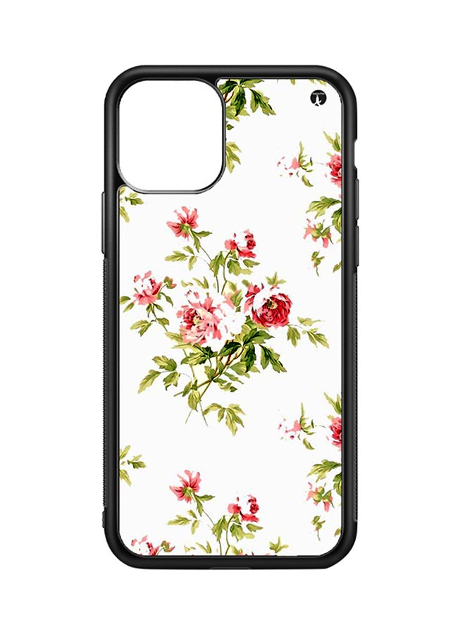 BP Protective Case Cover For Apple iPhone 11 Pro Max Flowers (Black Bumper)